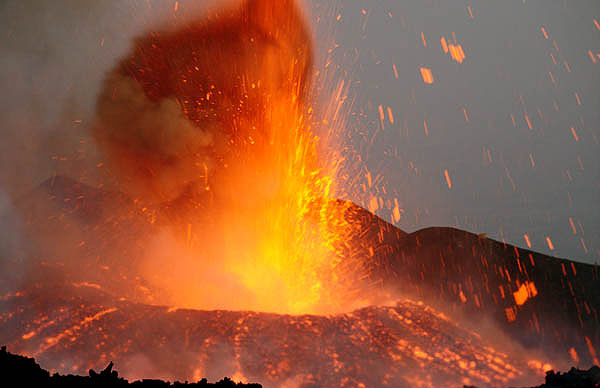 cinder cone eruption